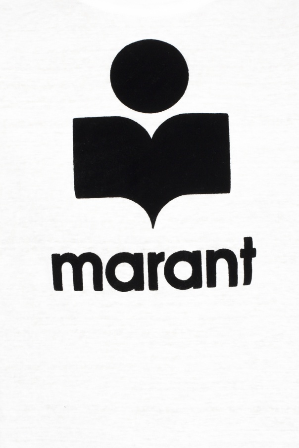 Isabel Marant ★ オノレ ロゴ コットン Tシャツ Isabel Marant - オノレ ロゴ コットン Tシャツ をオンライン